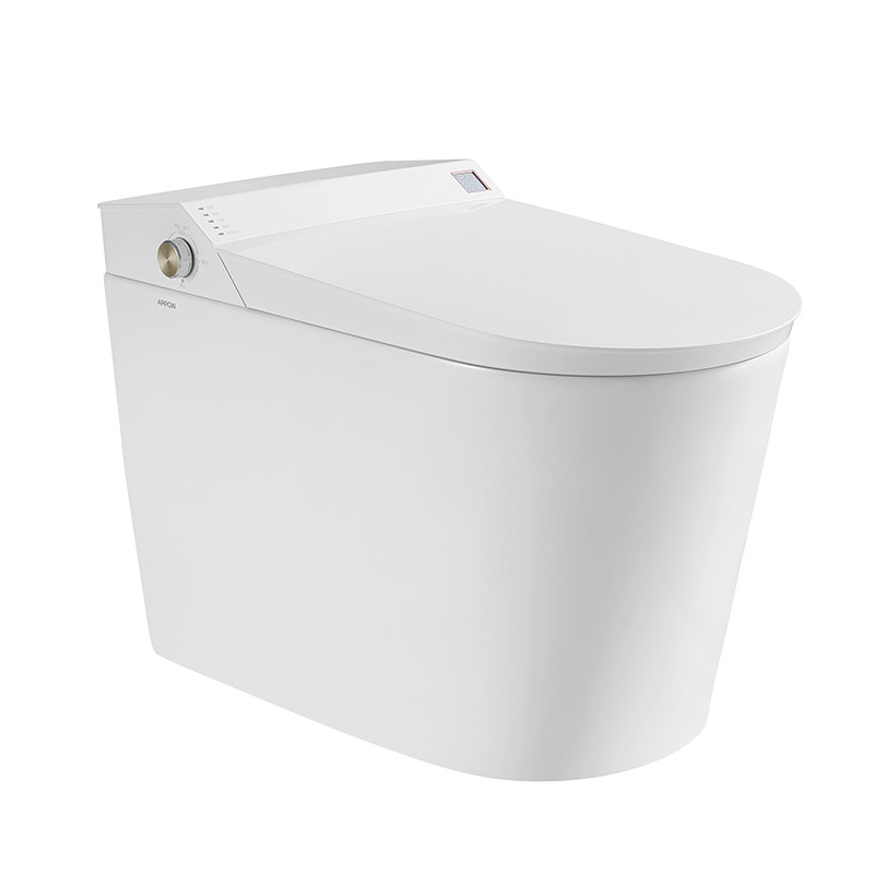 Bathroom Smart Wc Seat Ceramic One Piece S trap Water Temperature Adjustment